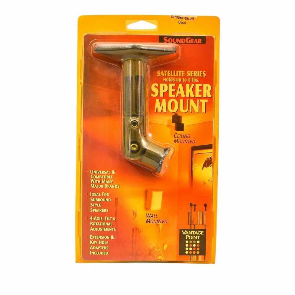 Single SoundGear Satellite Series speaker mount SATS-B Ceiling or Wall  8lb Bose
